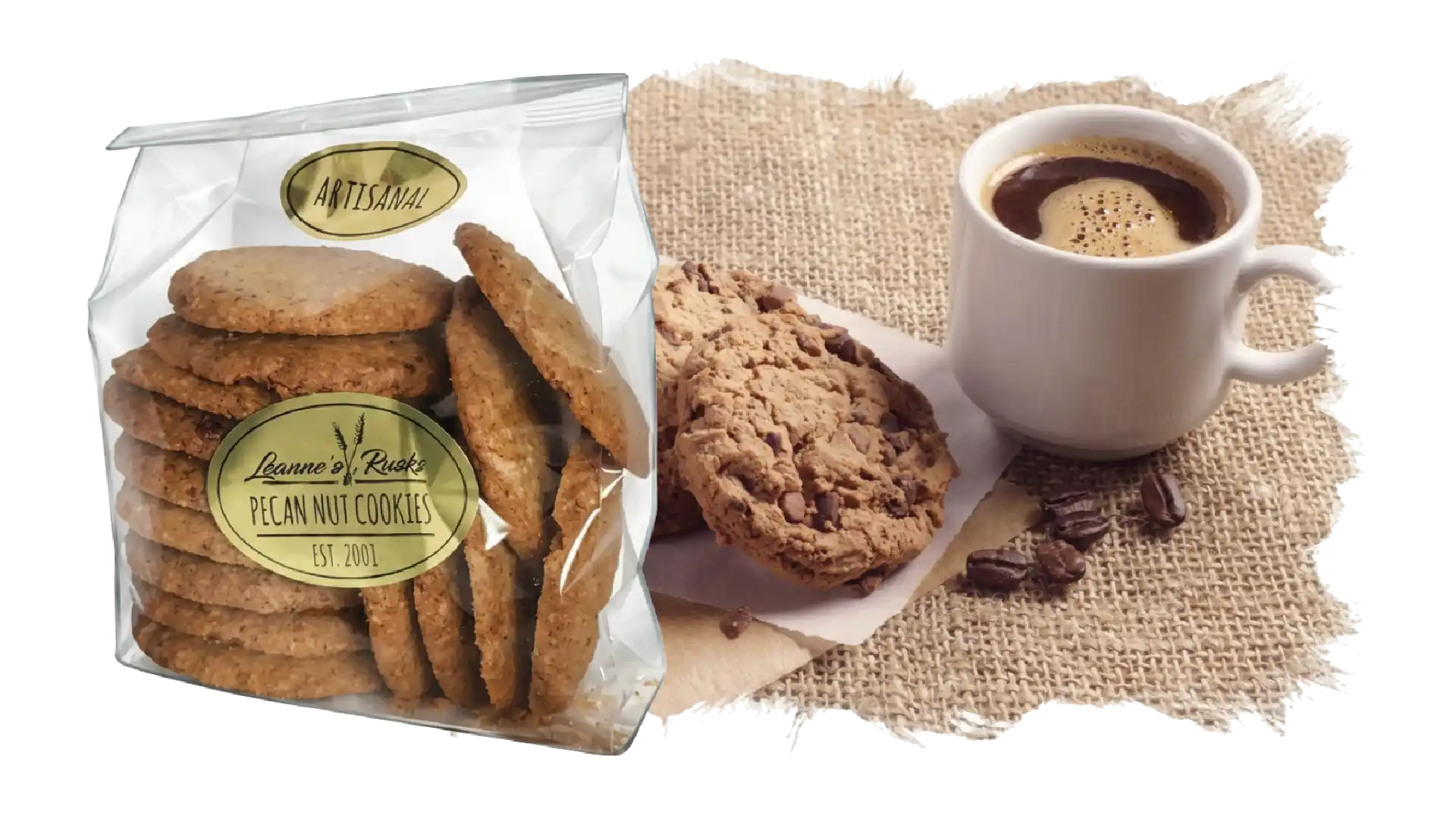 leannes rusks coffee and pecan nut cookies